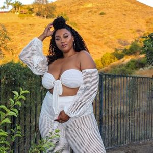 White Two piece pant set